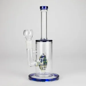 10" Glass Water Pipe w/ Fish Water Diffuser