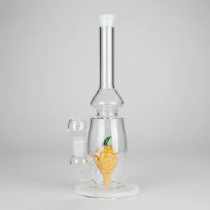 13" Glass Water Pipe w/ Pineapple Diffuser