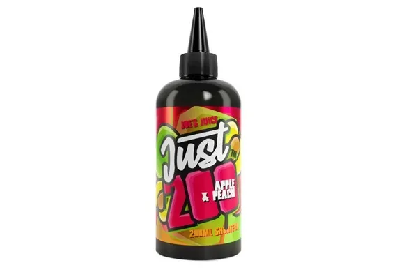 APPLE & PEACH (JUST 200) E LIQUID 200ML BY JOES JUICE