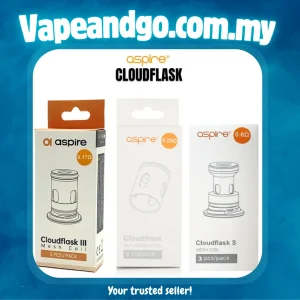 Aspire CloudFlask OCC Mesh Coils 0.17 Ω / 0.25 Ω / 0.6 Ω Genuine Stock Buy Now