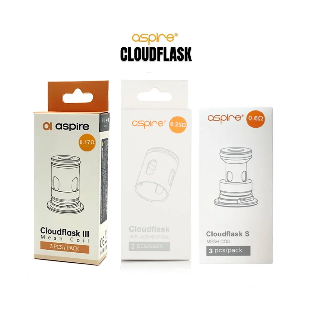 Aspire CloudFlask OCC Mesh Coils 0.17 Ω / 0.25 Ω / 0.6 Ω Genuine Stock Buy Now - Image 2