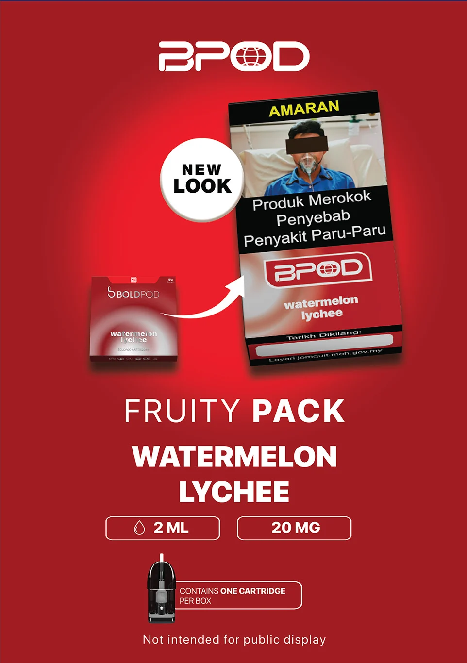 BPOD Cartridge 2ml Single Pack Pre-Filled Cartridge 20mg Akta 852 Registered Genuine Stock Buy Now - Image 2