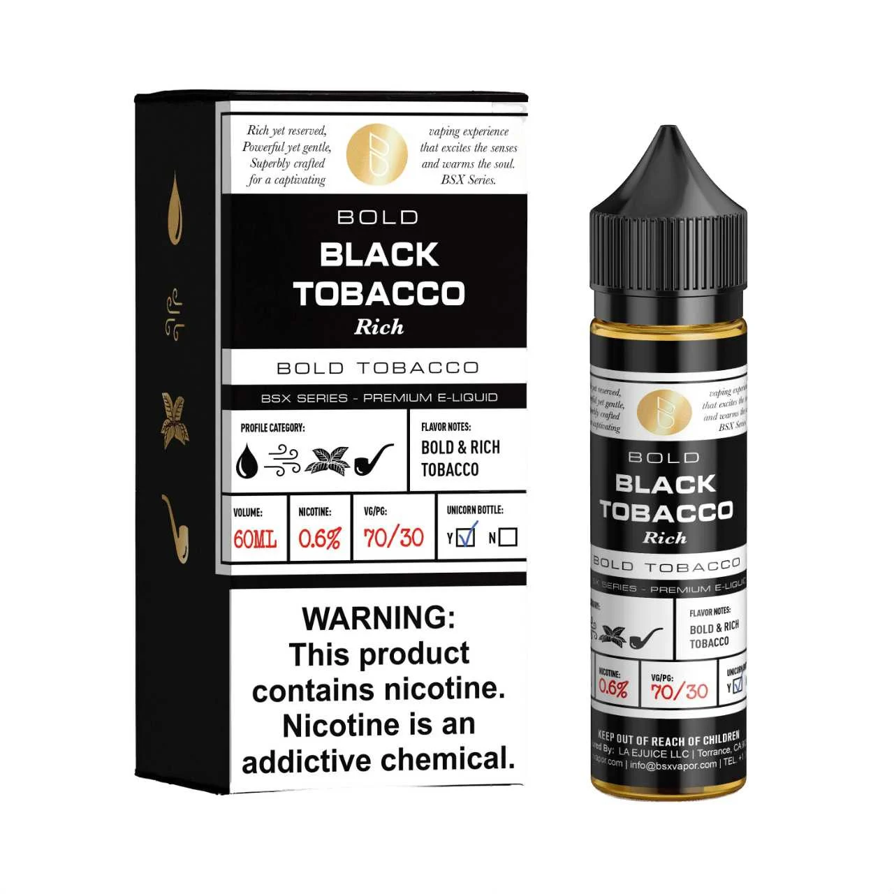 BSX 60ml E-Juice 3MG Collection - Image 2