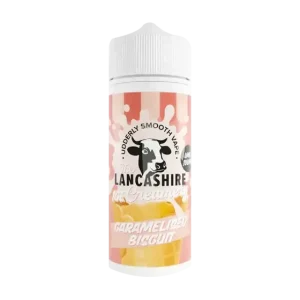 Caramelised Biscuit 100ml Shortfill by The Lancashire Ice Creamery
