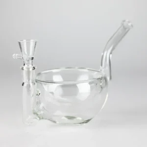 Clear Katora Water Pipe – Unique Bowl-Style Design