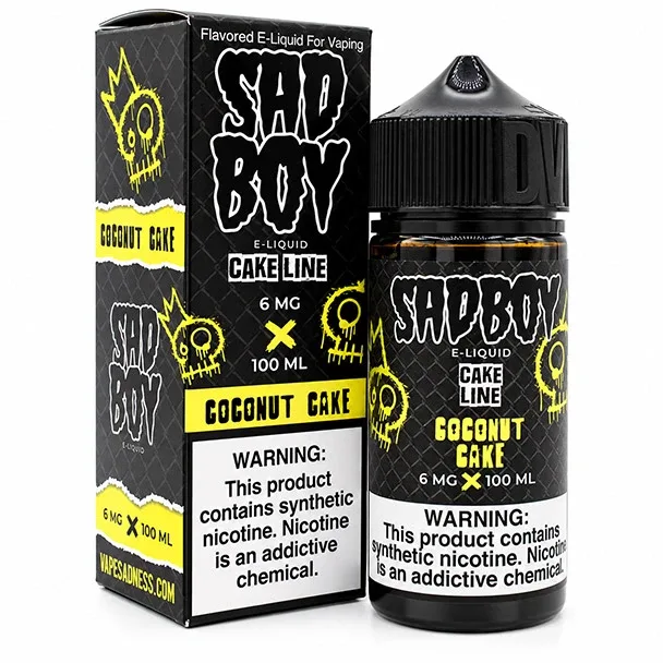 Coconut Cake - 6mg - Sadboy - 100mL