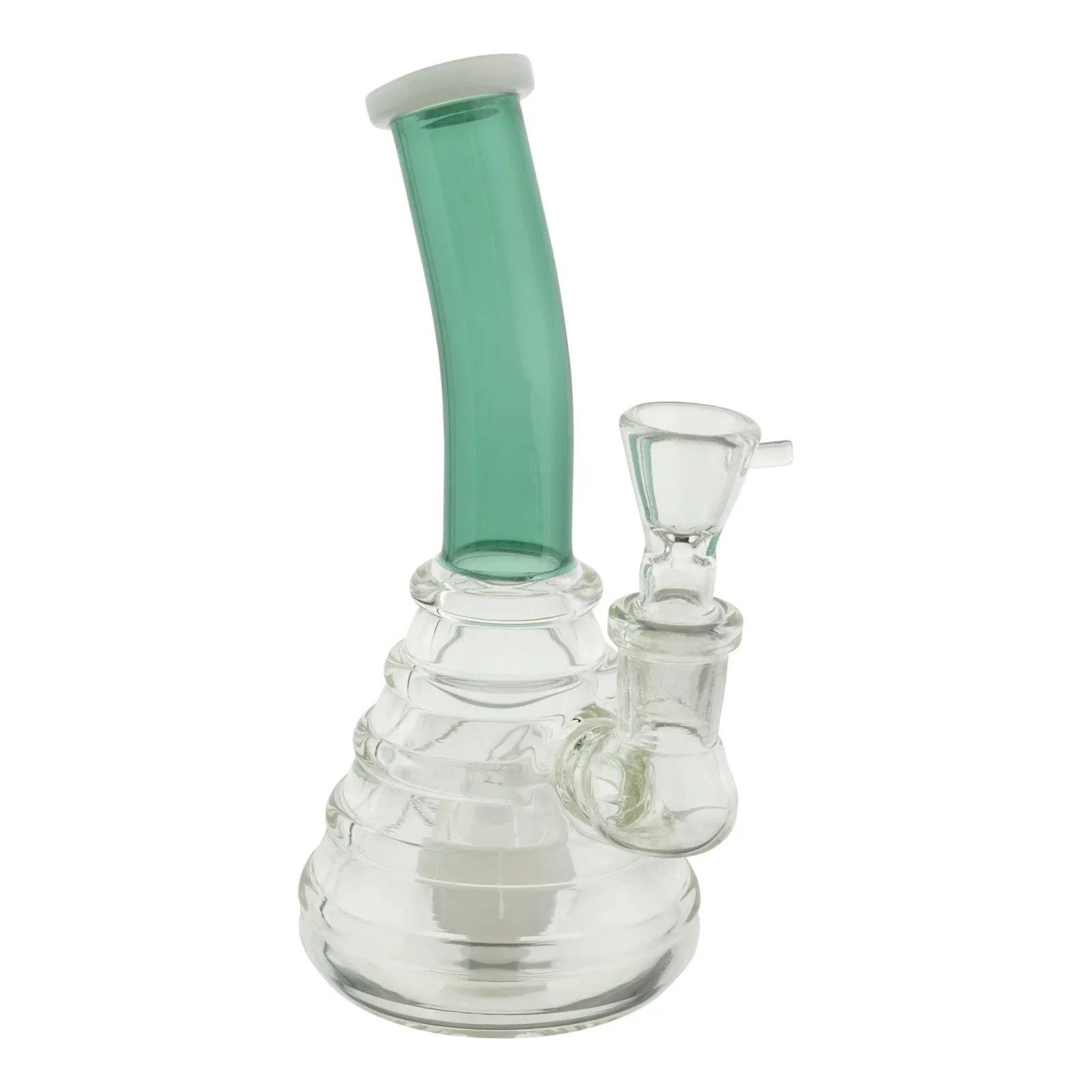 Colored Mini Hive Bong - 6.5 inches glass mini bong - Image 2
