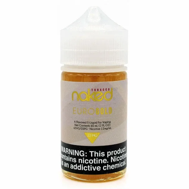 Euro Gold -3mg - Naked 100 Tobacco - 60mL
