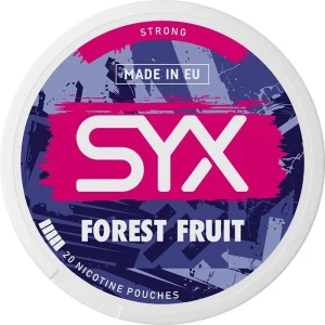 Forest fruits SYX nicotine pouches 20 pack