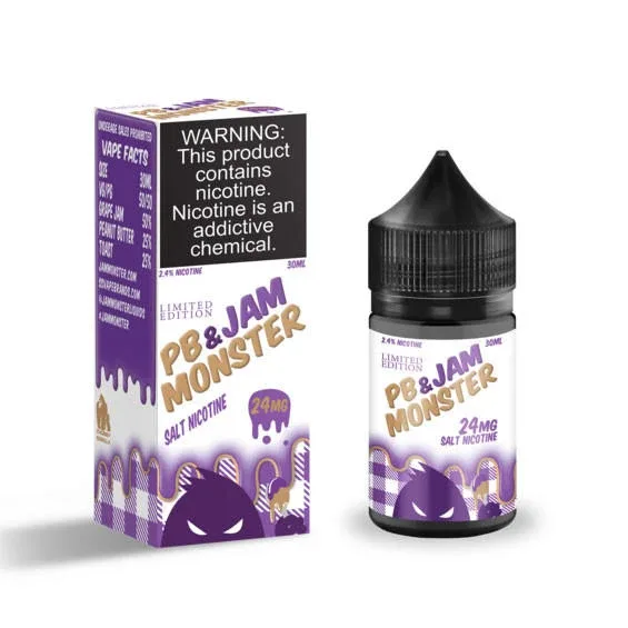 Grape - 24mg - PB and Jam Monster Salts - 30mL