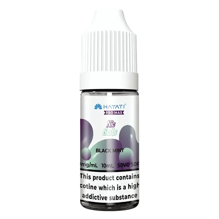 Hayati Pro Max Black Mint Nic Salt Vape Juice