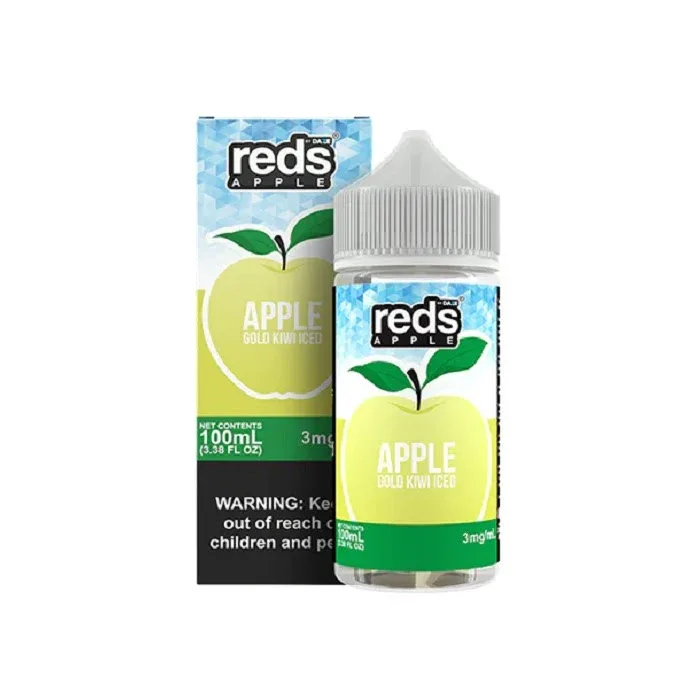 ICED GOLD KIWI - REDS APPLE E-JUICE - 7 DAZE - 100ML