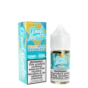 Iced Peach Blue Raz by Cloud Nurdz TFN Salts 30mL