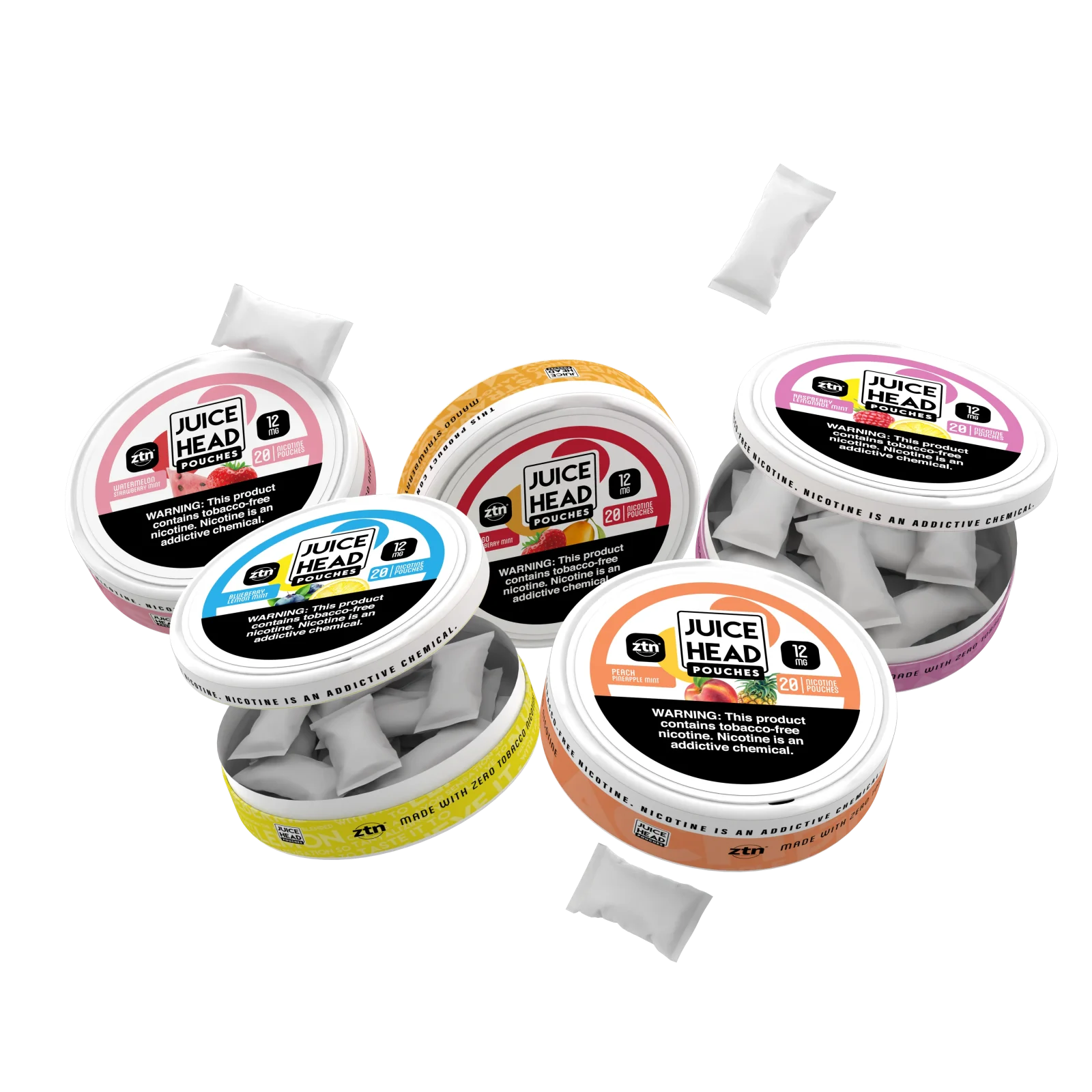 Juice Head - Nicotine Pouches - 20 Count - Blueberry Lemon Mint - Image 2