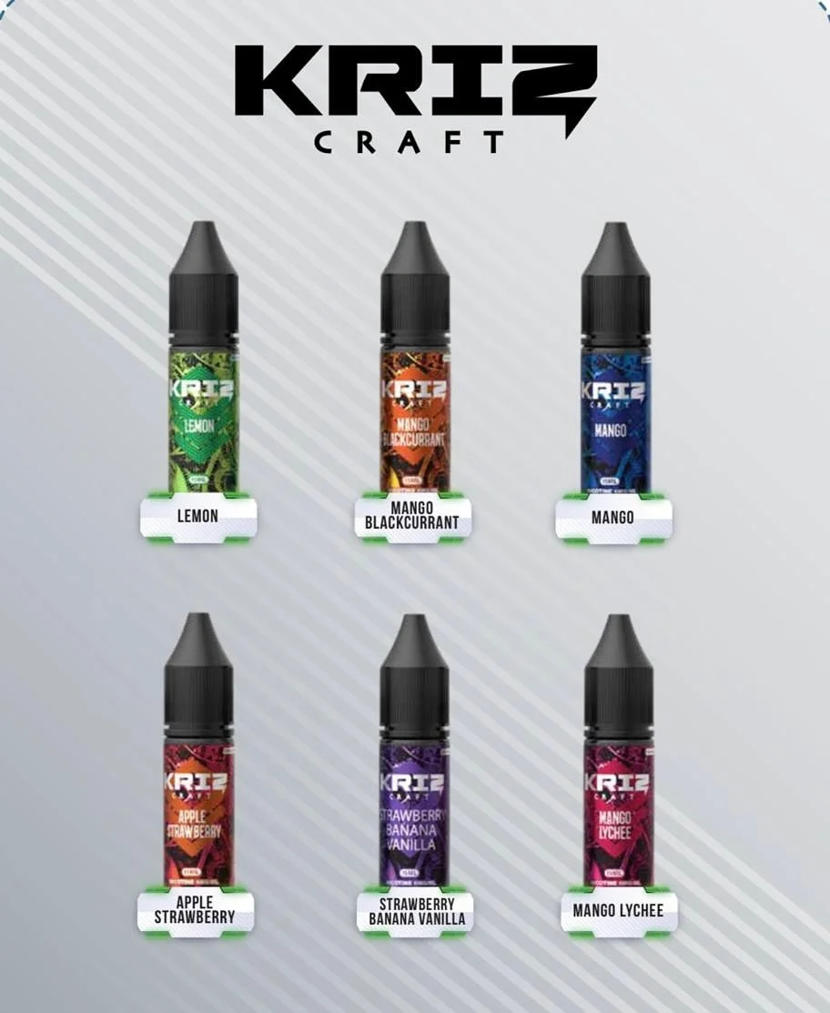 Kriz Craft E-Liquid 15ml Freebase (Elmax Ermon Bottle) Akta 852 Registered Genuine Stock Buy Now - Image 2