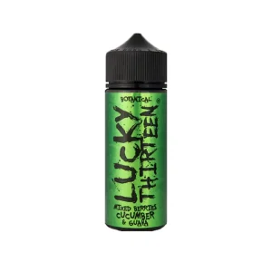 Lucky Thirteen Botanicals Mixed Berries Cucumber & Guava 100ml Shortfill