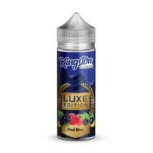 MAD BLUE (LUXE EDITION) E-LIQUID 100ML BY KINGSTON PGVG 30/70