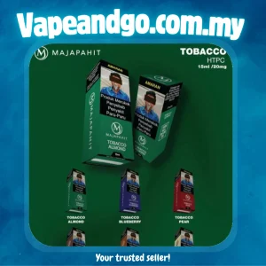 Majapahit 15ml E-Liquid Tobacco Series HTPC 20mg Akta 852 Registered Genuine Stock Buy Now