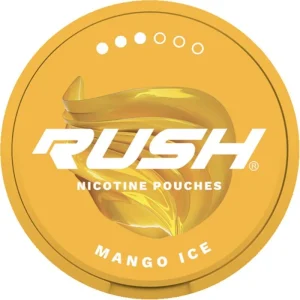 Mango ice Rush nicotine pouches 20 pack