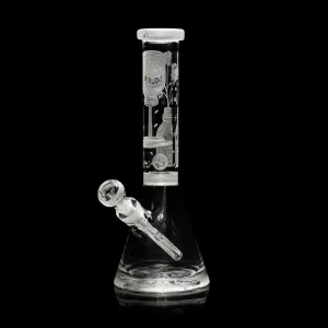Milkyway Glass - 14" Potion Rose Clear Beaker