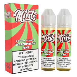 Mints Vape Co – Watermelon Mint – 120ML E-Liquid (Twin 60ML Pack)
