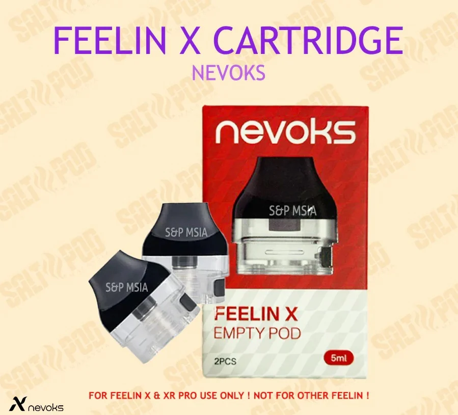 Nevoks Feelin X Empty Cartridge 5ml Genuine Stock Buy Now 2 Pcs Pack - Image 2