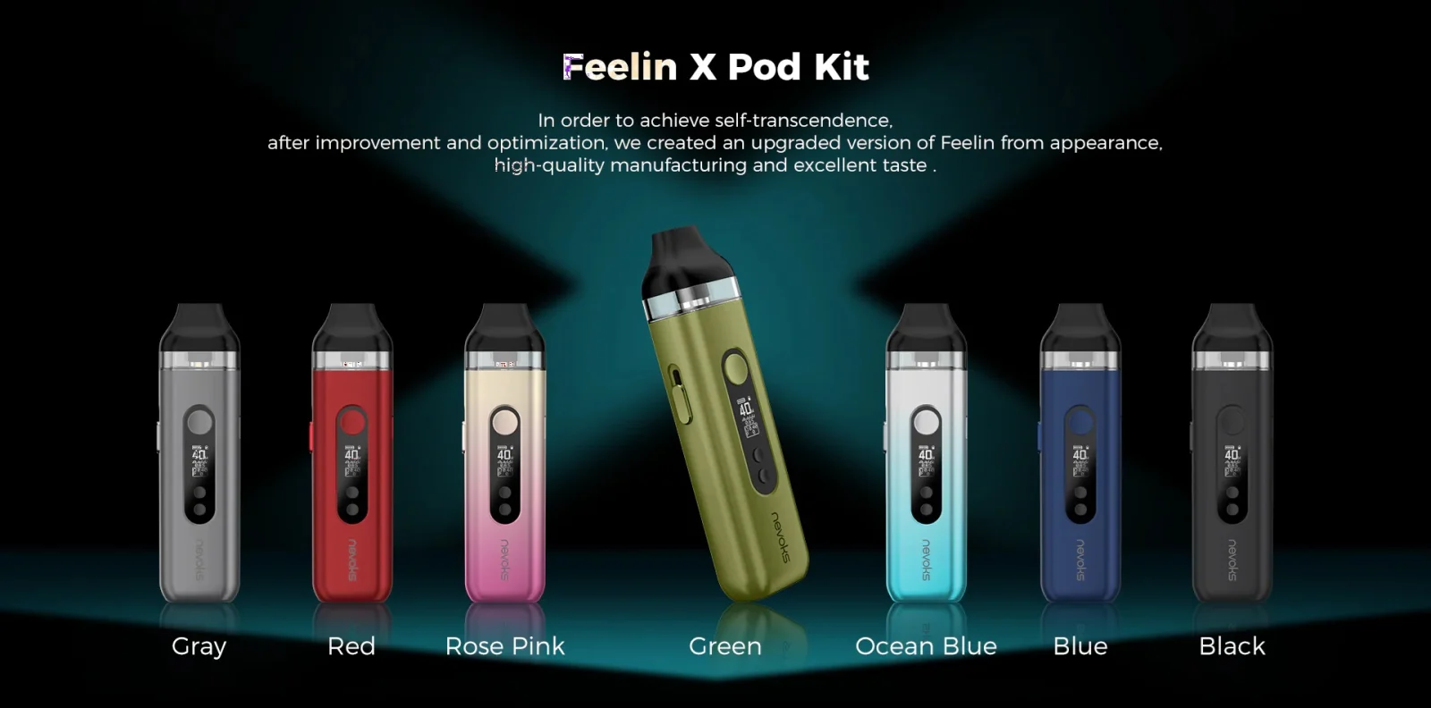 Nevoks Feelin X Pod Kit Built-in 1600mAh Battery Genuine Stock Buy Now - Image 2