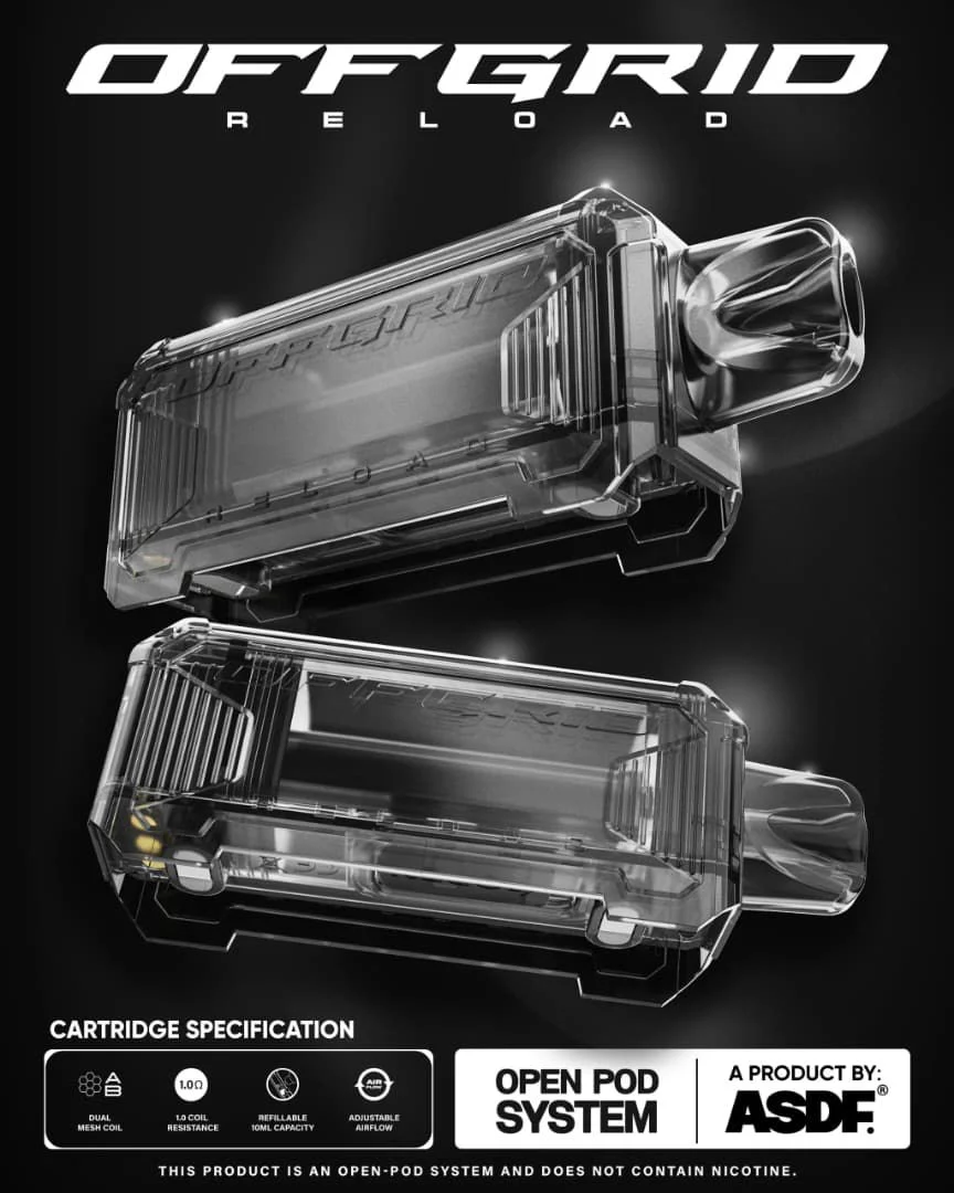 Offgrid Reload Starter Kit (Device & 10ml Empty Cartridge) Genuine Stock Buy Now - Image 2
