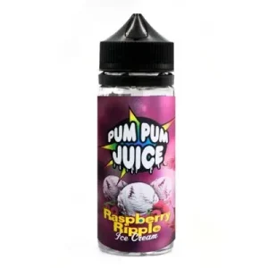 Pum Pum Raspberry Ripple Ice Cream 120ml E Liquid Juice
