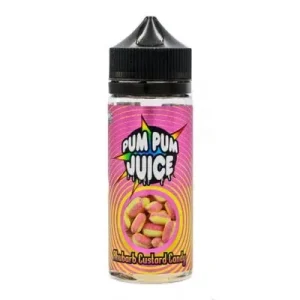 Pum Pum Rhubarb Custard Candy 120ml E Liquid Juice
