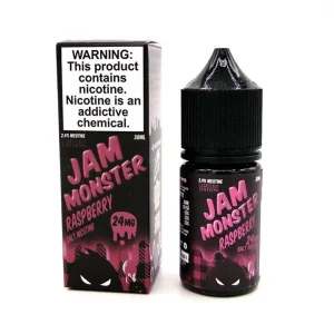 Raspberry - 24mg - Jam Monster Salts - 30mL