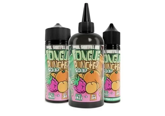 RASPBERRY & BLOOD ORANGE SOUR (TONGUE PUNCHER) E LIQUID BY JOES JUICE