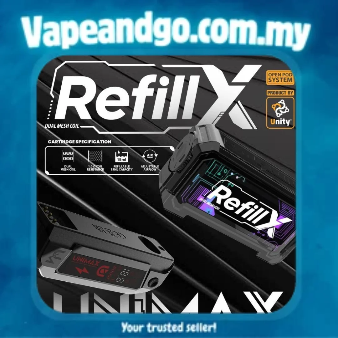 Refillx Empty Cartridge (Compatible with Unplug / Offgrid) Genuine Stock Buy Now