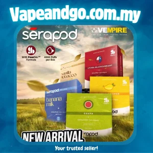 Serapod Cellera 4-in-1 Prefilled Cartridge Pack Genuine Stock Buy Now