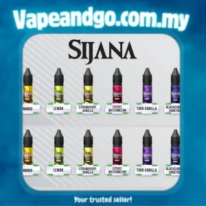 Sijana E-Liquid 15ml Salt (Elmax Ermon Bottle) Akta 852 Registered Genuine Stock Buy Now