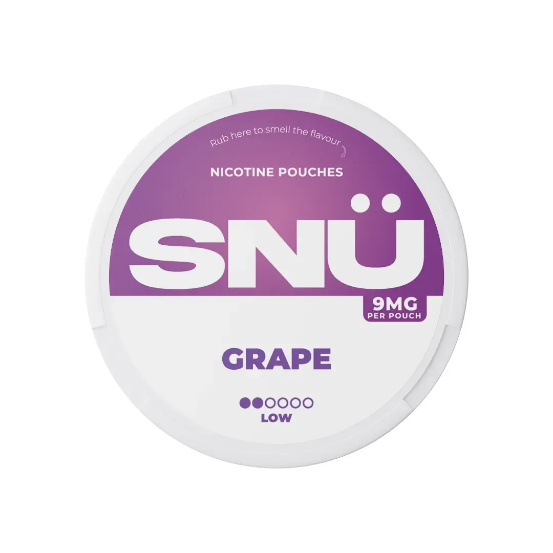 SNU Grape Nicotine Pouches by Bar Juice