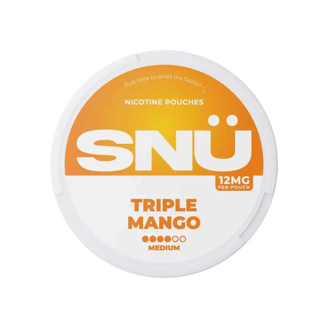 SNU Tropical Mango Nicotine Pouches by Bar Juice - Image 2