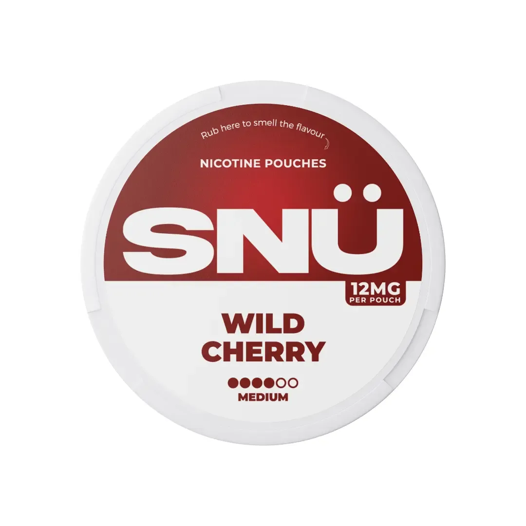 SNU Wild Cherry Nicotine Pouches by Bar Juice - Image 2