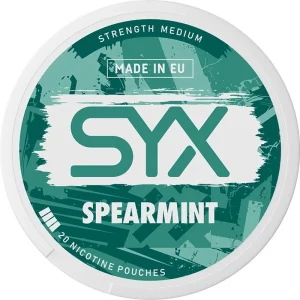 Spearmint SYX nicotine pouches 20 pack