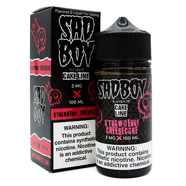 Strawberry Cheesecake - 3mg - Sadboy - 100mL