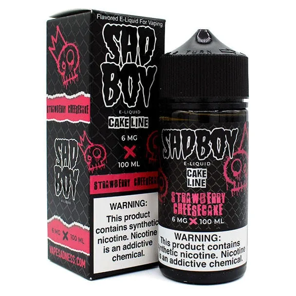 Strawberry Cheesecake - 6mg - Sadboy - 100mL