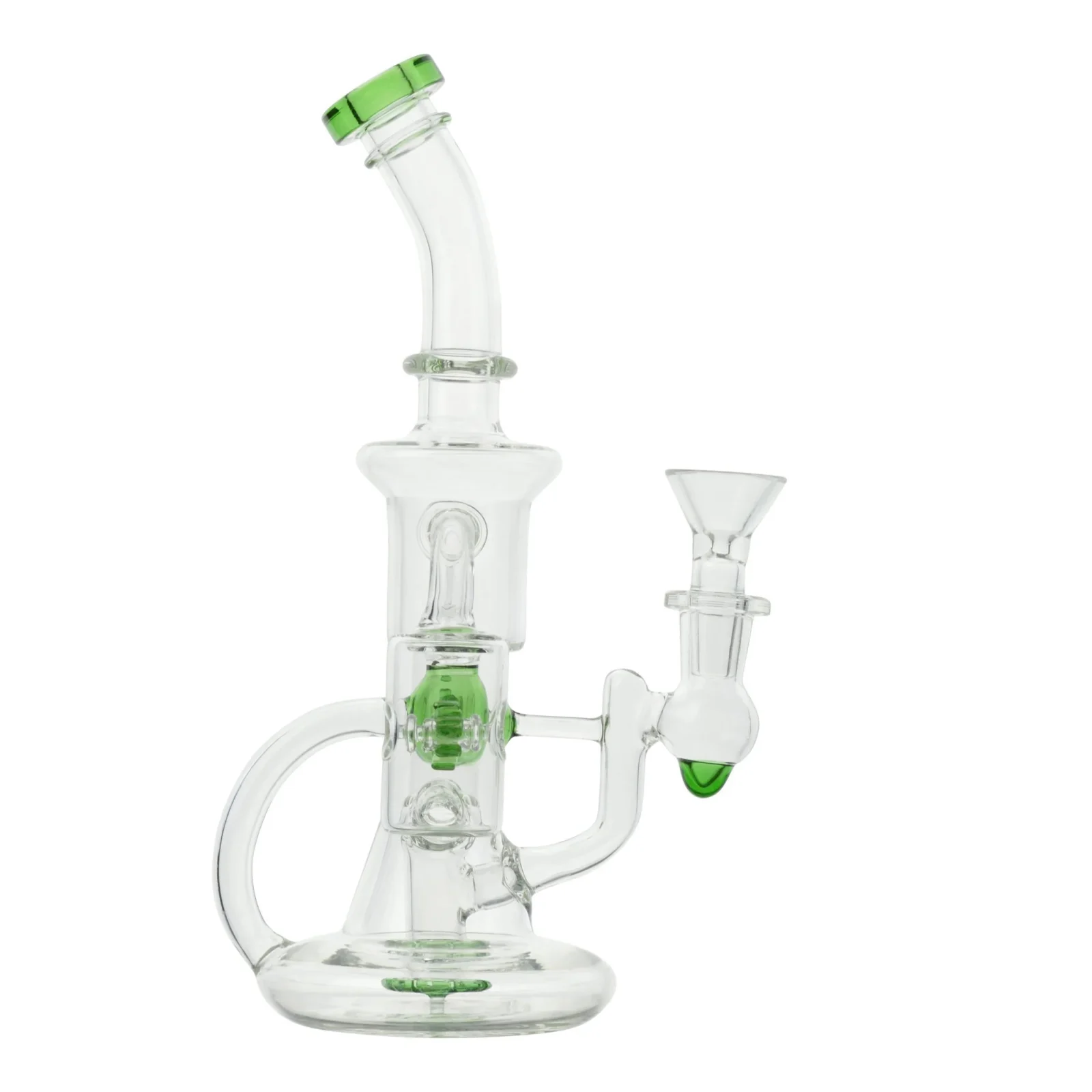 Twin Paddle Bong - 10in - Image 2