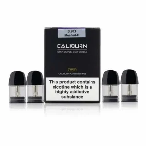 UWELL CALIBURN A2 REPLACEMENT Vape PODS 0.9 Ohm Mesh