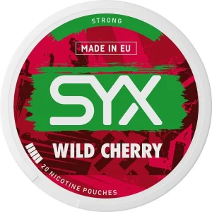 Wild cherry SYX nicotine pouches 20 pack