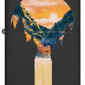 Zippo Lighter - Mountain Waterfall