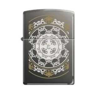 Zippo Lighter - Timeless Filigree Swarovski Black Ice